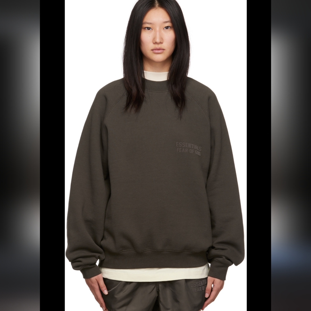 Essentials Fear of God Crew Sweatshirt Size Small
